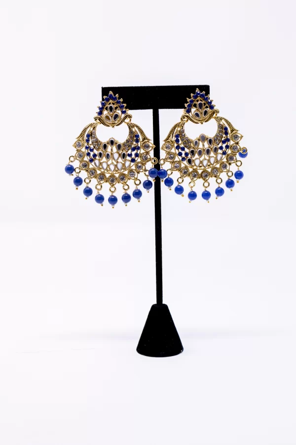 Blue Pearl Kundan