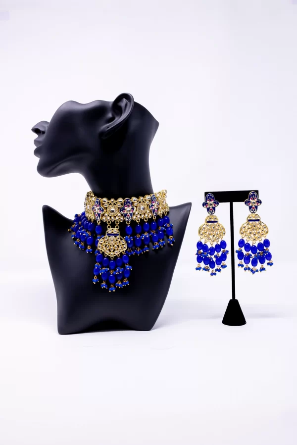 Meenakari blue